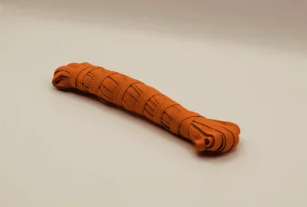 Тесьма плетеная эластичная ТП-8 Оранж-10 оранжевая - foto 0