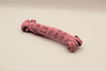 Тесьма плетеная эластичная ТП-8 Роз-10 розовая - foto 0